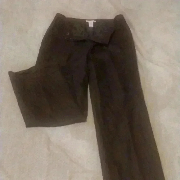 Merona Size 16 Brown Wide Leg Linen Pants Size 16 Business Career - Picture 1 of 4
